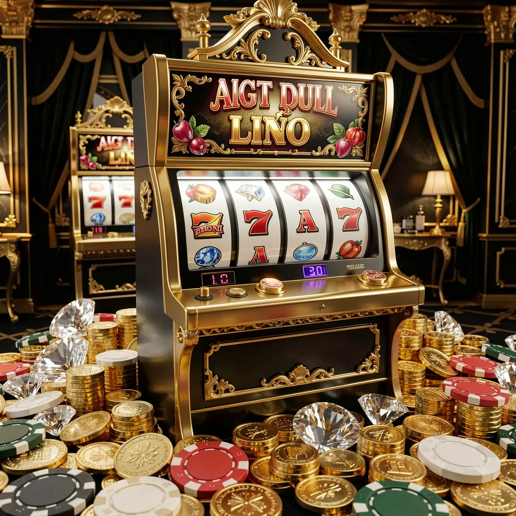 Luxury casino slot machine with triple number sevens and flying gold coins symbolizing big wins and premium gaming at F222 in Bangladesh